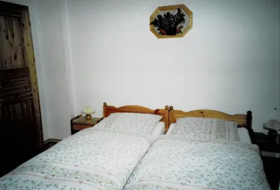 Ein Bett oder Betten in einem Zimmer der Unterkunft Ferienhaus Grabs