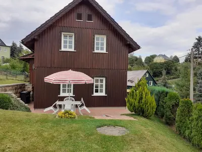 Ein Garten an der Unterkunft Ferienhaus Grabs