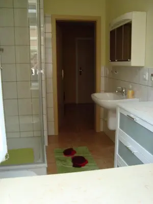 Ein Badezimmer in der Unterkunft Ferienwohnung Kriedel