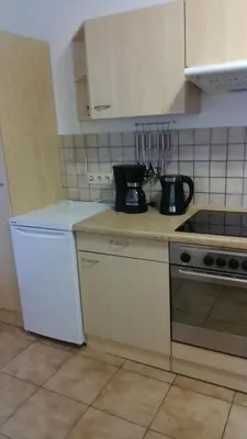 Küche/Küchenzeile in der Unterkunft Gästewohnung zum Wohlfühlen