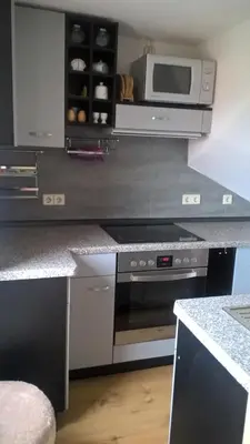 Küche/Küchenzeile in der Unterkunft Ferienhaus Fernblick Altenberg