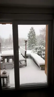 Ferienhaus Fernblick Altenberg im Winter