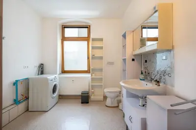 Ein Badezimmer in der Unterkunft Wohnen in 09599 Freiberg