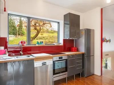 Küche/Küchenzeile in der Unterkunft Exklusives Ferienhaus in Freital