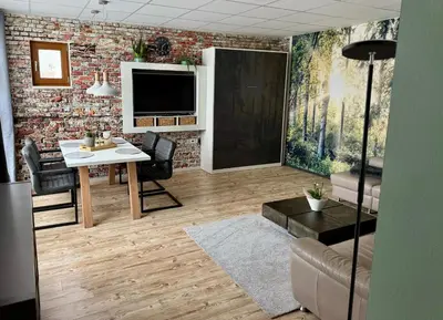 TV/Unterhaltungsangebot in der Unterkunft Ferienwohnung Heinzebank