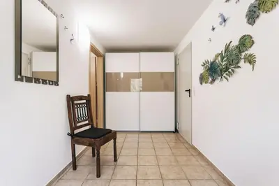 Küche/Küchenzeile in der Unterkunft Ferienhaus an der Wiederitz
