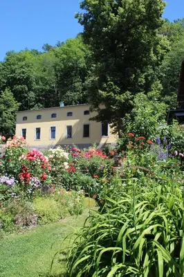 Ein Garten an der Unterkunft Ferienwohnung Goldgrund