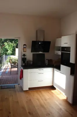 Küche/Küchenzeile in der Unterkunft Ferienwohnung Goldgrund