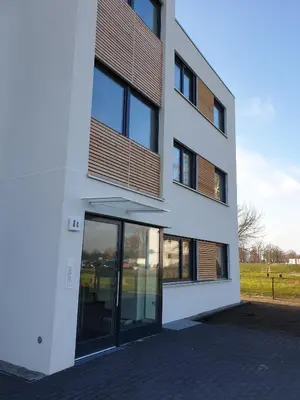 Das Gebäude in dem sich die Ferienwohnung befindet