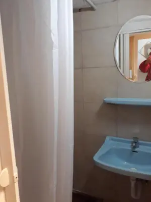 Ein Badezimmer in der Unterkunft LINDENHOF WALDHEIM