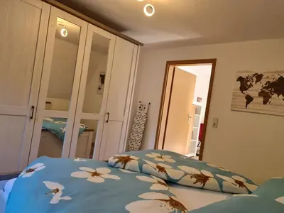 Ein Bett oder Betten in einem Zimmer der Unterkunft Ferienwohnungen an der Bosel