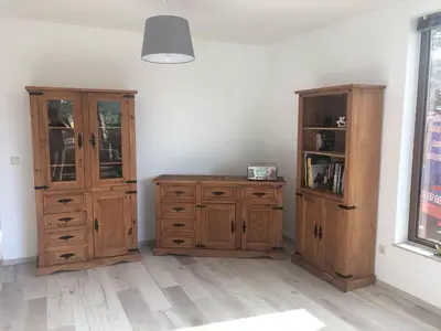 Küche/Küchenzeile in der Unterkunft Ferienwohnung Friese