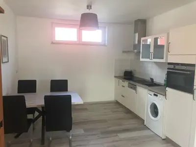 Küche/Küchenzeile in der Unterkunft Ferienwohnung Friese