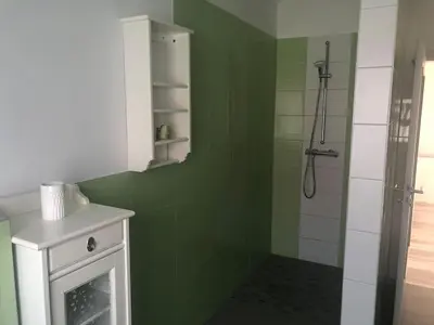 Küche/Küchenzeile in der Unterkunft Ferienwohnung Friese