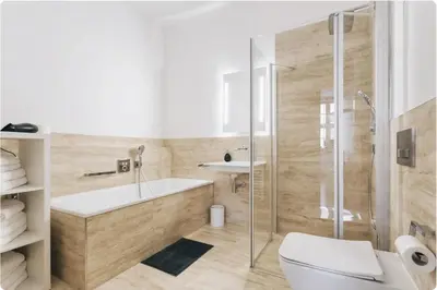 Ein Badezimmer in der Unterkunft TIP! Zentraler geht's nicht! Premium Apartment in der Altstadt