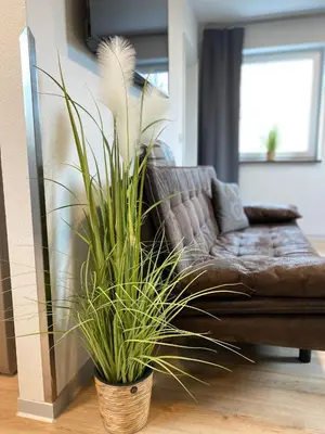 Ein Sitzbereich in der Unterkunft my inn