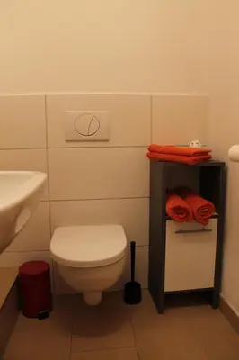 Ein Badezimmer in der Unterkunft Ferienoase Kleine Perle