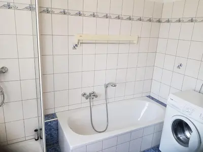 Ein Badezimmer in der Unterkunft Ferienwohnung Karlguth