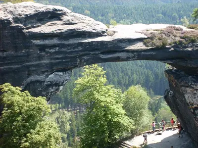 Naturlandschaft in der Nähe der Ferienwohnung