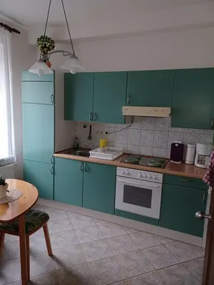 Küche/Küchenzeile in der Unterkunft Ferienwohnung Viola