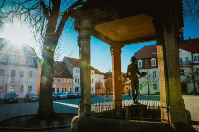 Das Gebäude in dem sich die Ferienwohnung befindet