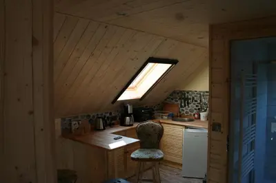 Küche/Küchenzeile in der Unterkunft Ferienwohnung Nicklich