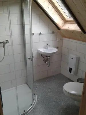 Ein Badezimmer in der Unterkunft Ferienwohnung Nicklich