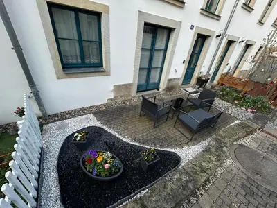 Ein Garten an der Unterkunft Apartment Altstadt