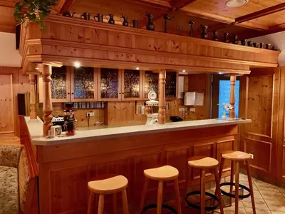 Lounge oder Bar in der Unterkunft Pension Weiberwirtschaft in Pobershau