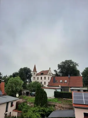 Das Gebäude in dem sich die Ferienwohnung befindet
