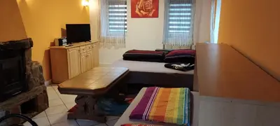 TV/Unterhaltungsangebot in der Unterkunft Gästewohnung am Thümmlitzwald