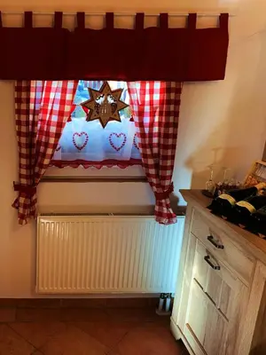 Küche/Küchenzeile in der Unterkunft Ferienhaus am Goldbach