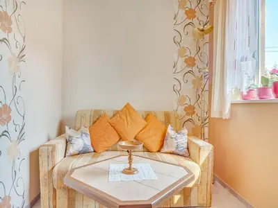 Ein Sitzbereich in der Unterkunft Tranquil Stay in Dörnthal