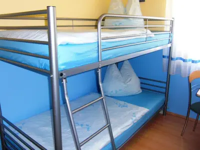 Ein Bett oder Betten in einem Zimmer der Unterkunft Wohnung in Sächsischer Schweiz am Wasserfall
