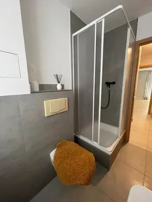 Ein Badezimmer in der Unterkunft Apartment Bürgerstraße