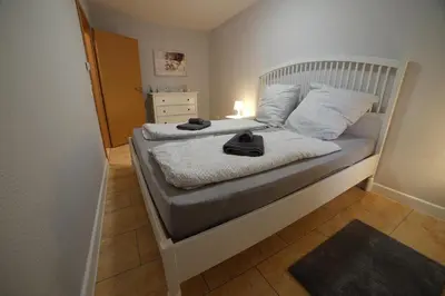 Ein Bett oder Betten in einem Zimmer der Unterkunft Apartment Bürgerstraße