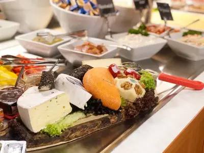 Essen im Hotel oder in der Nähe