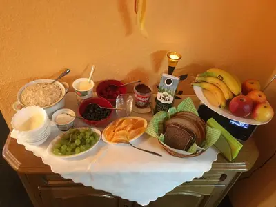 Essen in der Pension oder in der Nähe