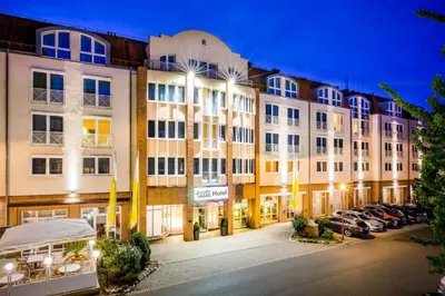 Das Gebäude in dem sich das Hotel befindet