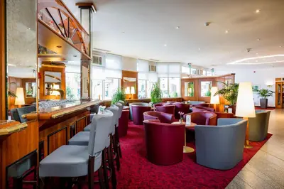 Ein Sitzbereich in der Unterkunft Taste Hotel Dresden-ehemals Residenz Alt Dresden