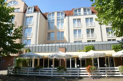 Das Gebäude in dem sich das Hotel befindet