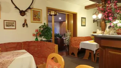 Ein Sitzbereich in der Unterkunft Hotel Kirchner