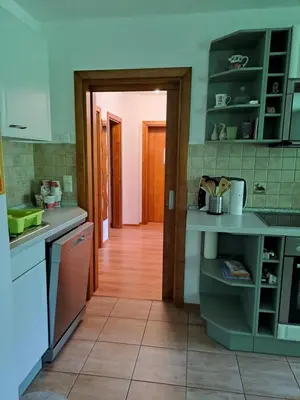 Küche/Küchenzeile in der Unterkunft Monteur- und Ferienwohnung in Hainichen OT Bockendorf - Erdgeschosswohnung - Familie Weber