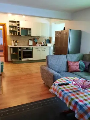 Küche/Küchenzeile in der Unterkunft Monteur- und Ferienwohnung in Hainichen OT Bockendorf - Erdgeschosswohnung - Familie Weber