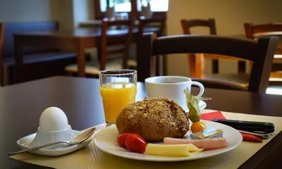 Essen im Hotel oder in der Nähe