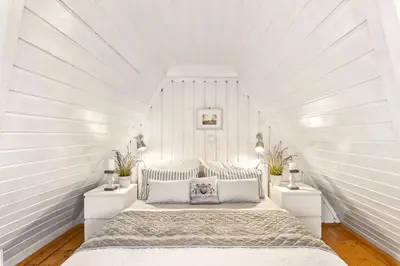 Ein Bett oder Betten in einem Zimmer der Unterkunft Landhaus Sofie