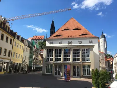 Das Gebäude in dem sich die Ferienwohnung befindet