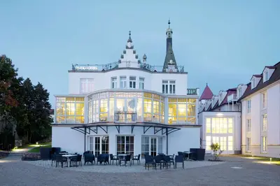 Das Gebäude in dem sich das Hotel befindet