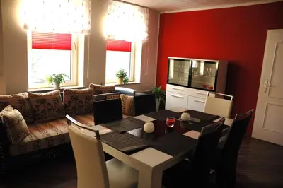Küche/Küchenzeile in der Unterkunft Apartments Stirl