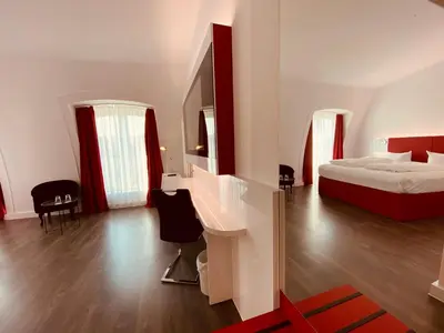 Ein Bett oder Betten in einem Zimmer der Unterkunft DORMERO Hotel Dresden City